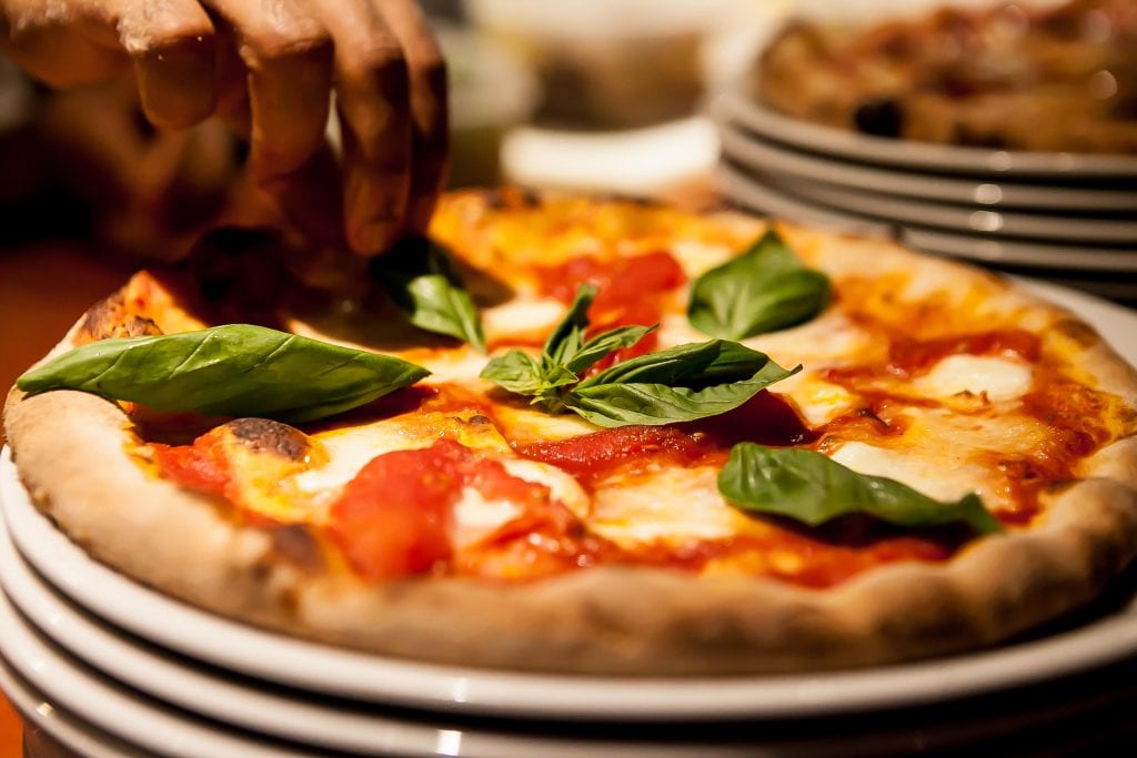 Pizza del bacaro All'Aciugheta di Venezia