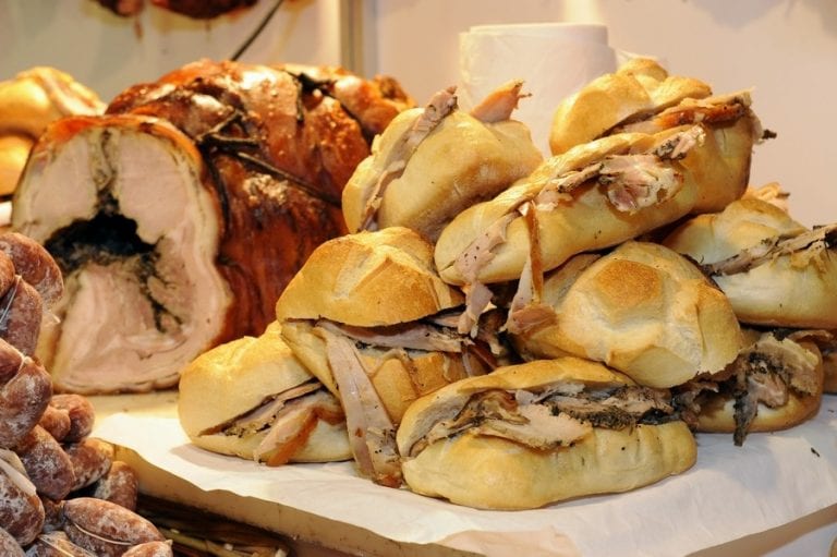 Panini con la porchetta