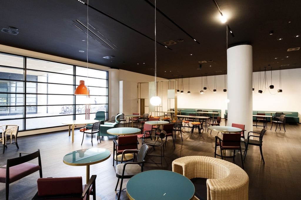 la nuova caffetteria ristorante del Mart, foto Jacopo Salvi 