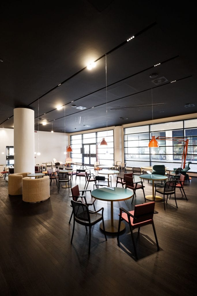 la nuova caffetteria ristorante del Mart, foto Jacopo Salvi