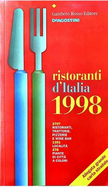 Guida Ristoranti d'Italia 1998 del Gambero Rosso - Gambero Rosso