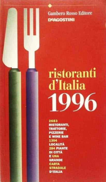 Guida Ristoranti d'Italia 1996 del Gambero Rosso - Gambero Rosso