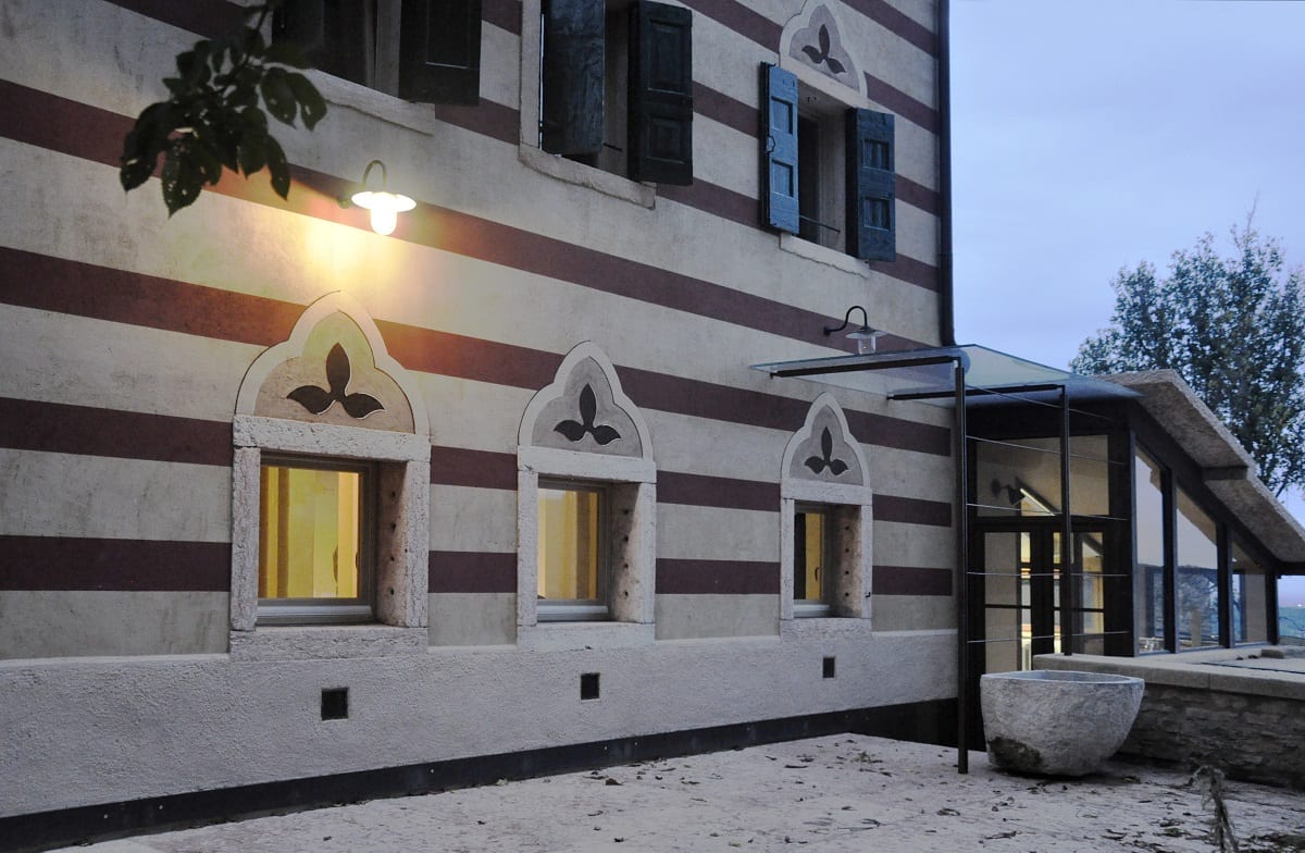 La casa del custode di Villa Balis Crema, esterno