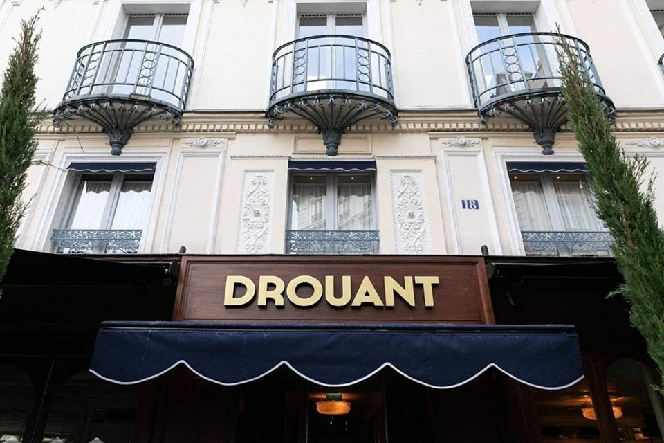 L'insegna di Drouant a Parigi