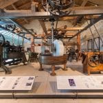 Macine e strumenti per la lavorazione della semola al museo della pasta di Collecchio