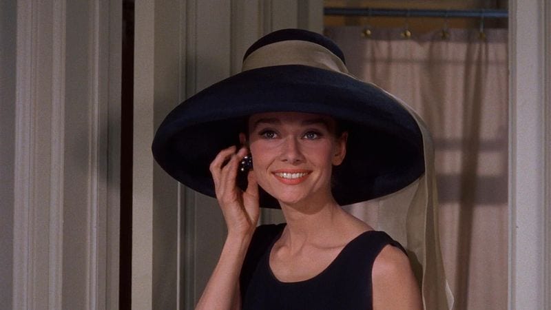 Audrey Hepburn nel film "Colazione da Tiffany"
