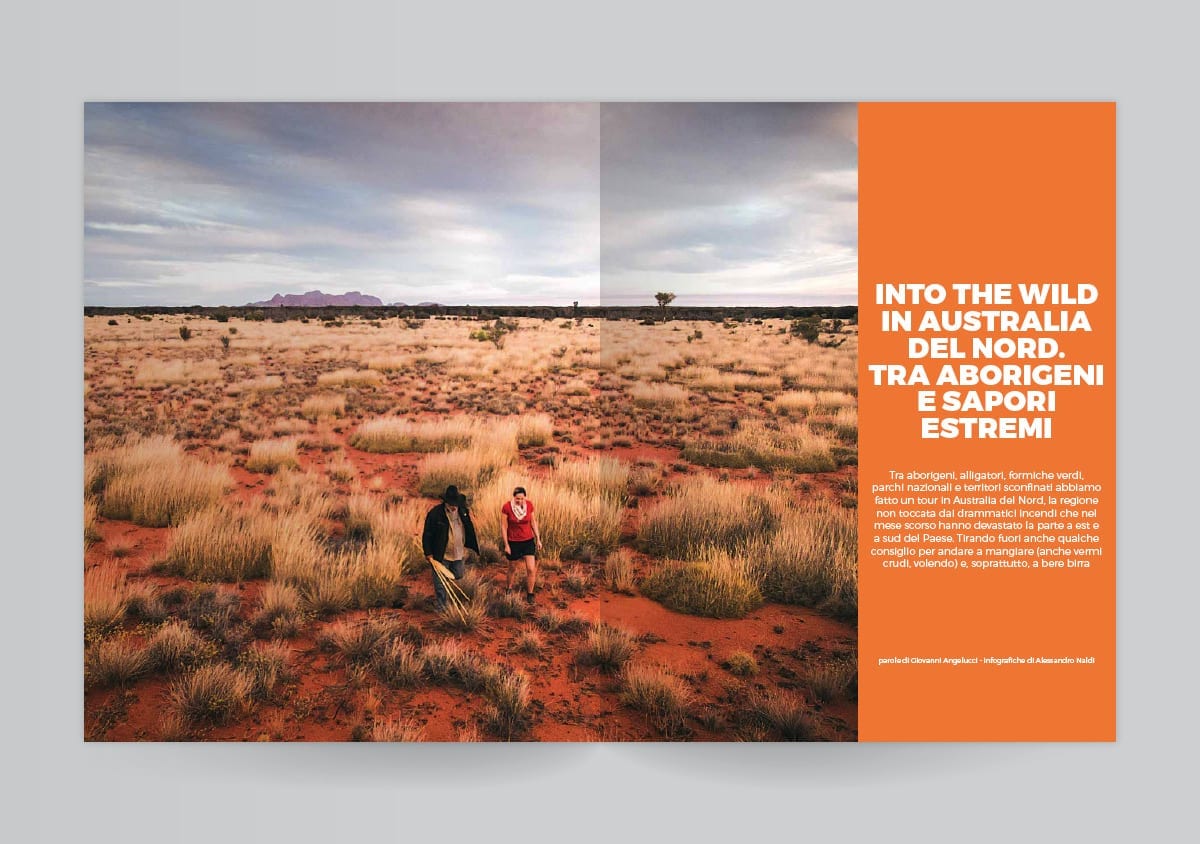Il deserte dell'Australia del Nord sul Gambero Rosso