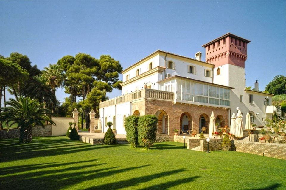 Villa Rossi vista dal giardino