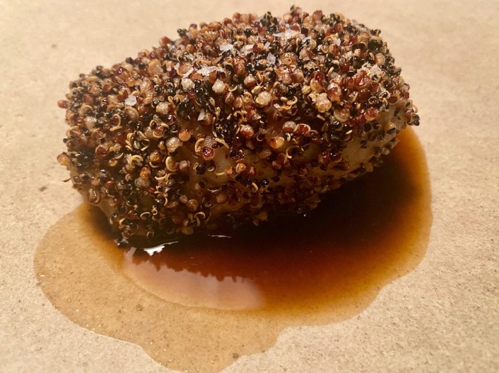 animella con quinoa fritta Brace Copenaghen
