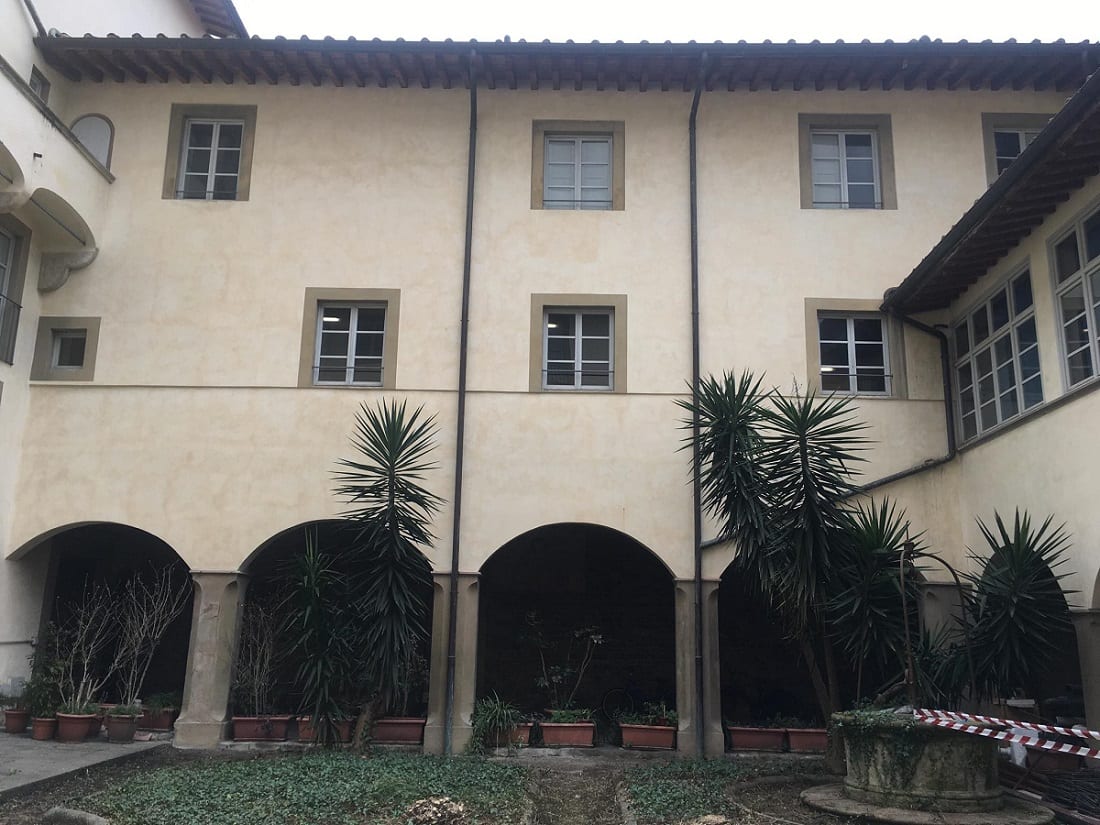 Il chiostro dell'ex convento di Sant'Ambrogio a Firenze