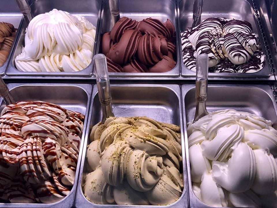 Gelati Gocce di gelato e cioccolato