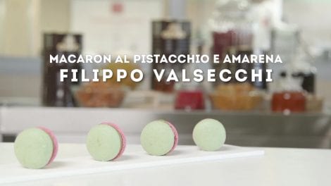 Filippo Valsecchi e il suo Macaron al pistacchio e amarena