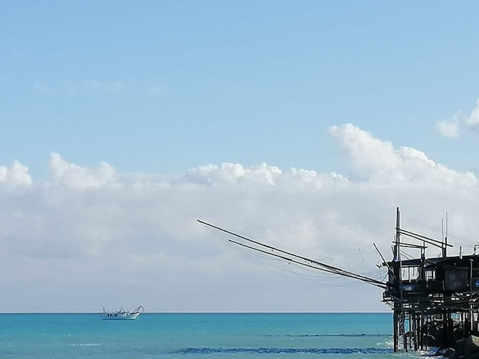 Un trabucco sul mare in Abruzzo