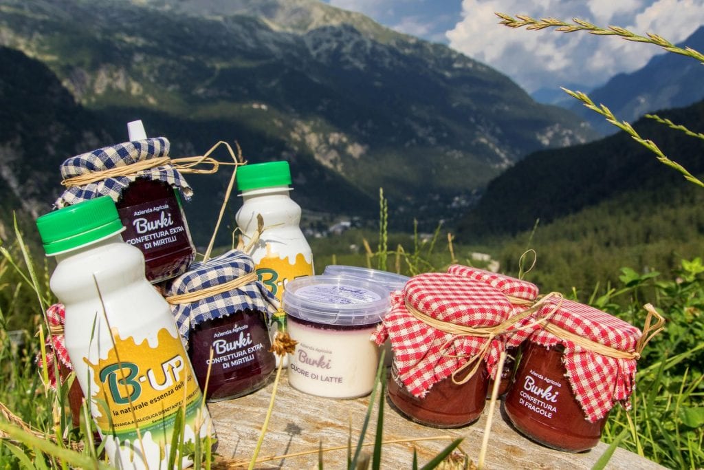 Yogurt e marmellate di Alpe Burki