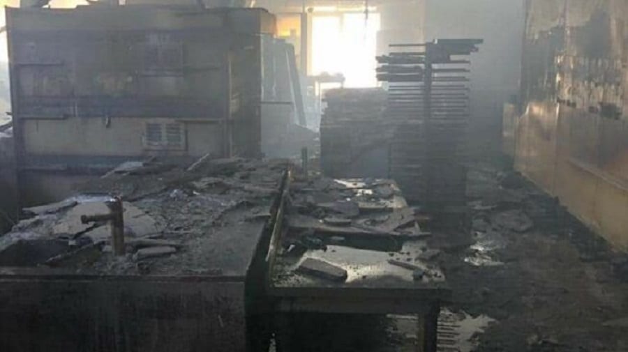 Il laboratorio di Aresu distrutto dal fuoco