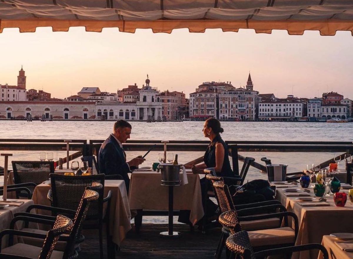 mangiare a Venezia all'aperto - Oro Restaurant dell'Hotel Cipriani alla Giudecca