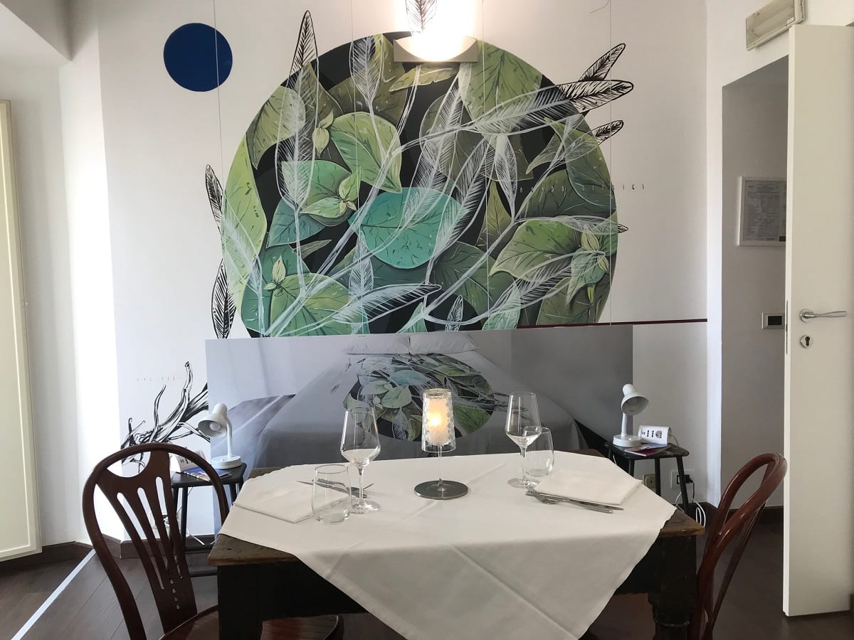Una camera trasformata in private dinner room al San Giors