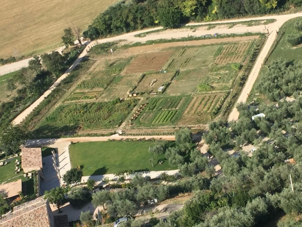 Borgo Antichi Orti ad Assisi i giardini