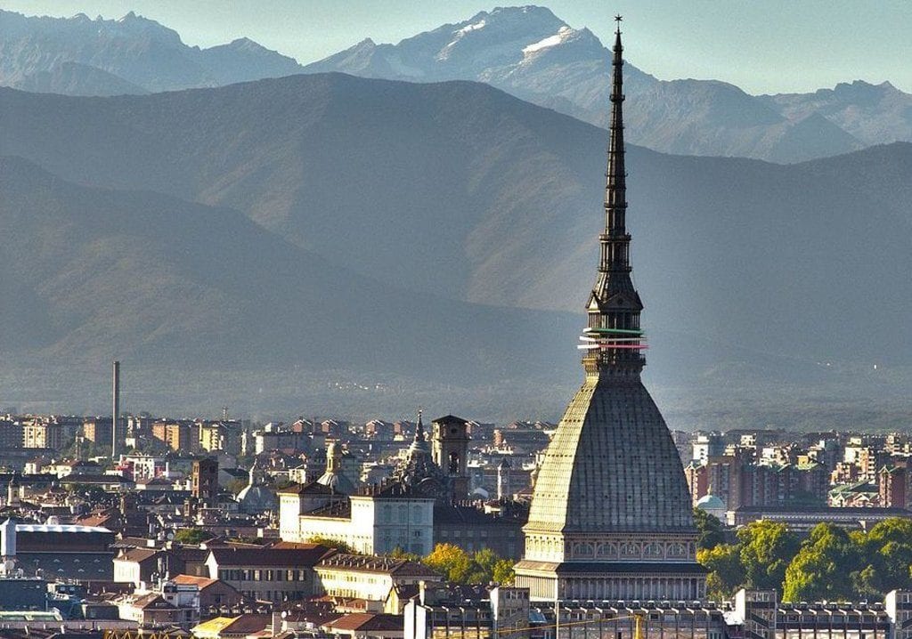 Panorama di Torino con la Mole