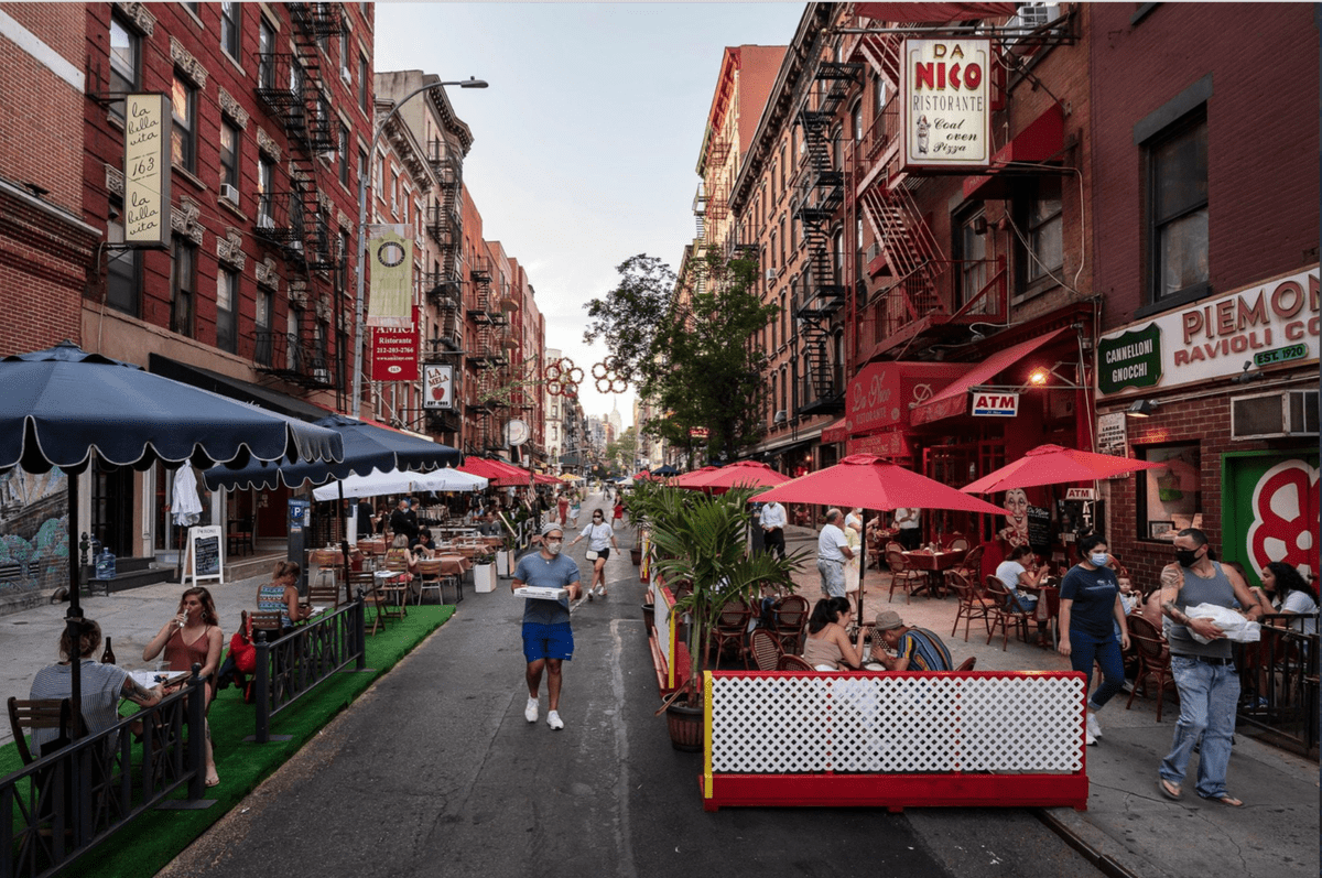 Open streets a New York