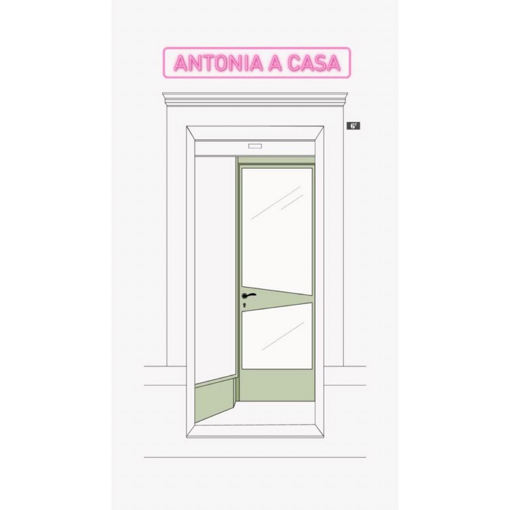 Antonia a Casa a Trieste: il logo