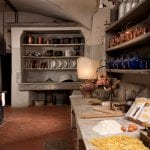Una cucina storica di un palazzo italiano