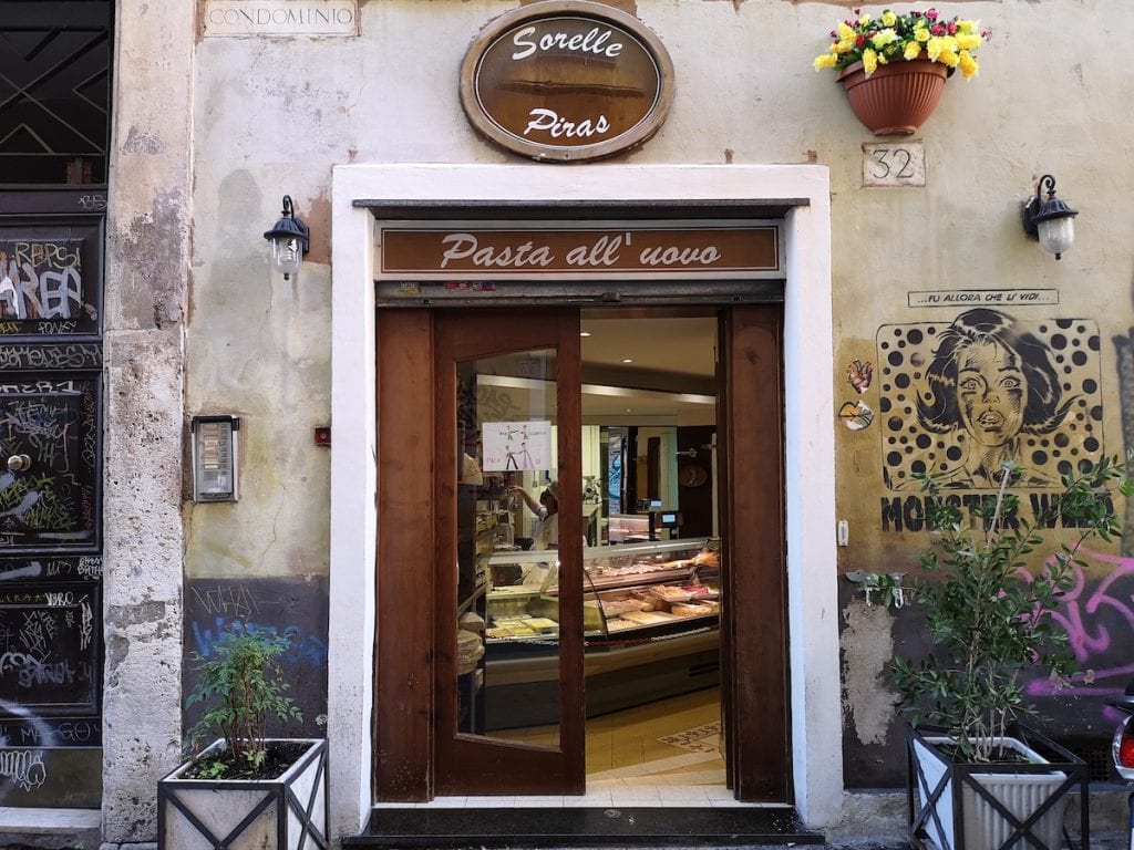 Roma Trastevere Pasta all’uovo Sorelle Piras