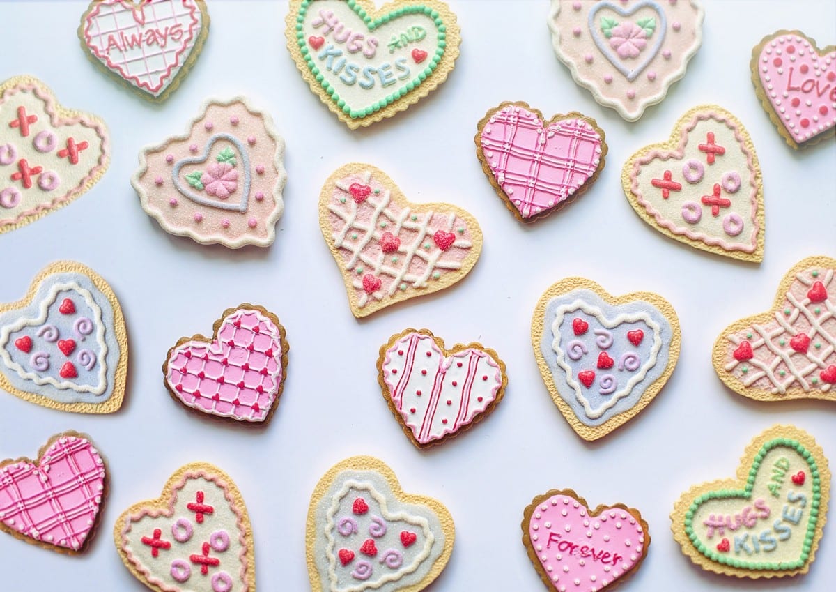biscotti a cuore San Valentino