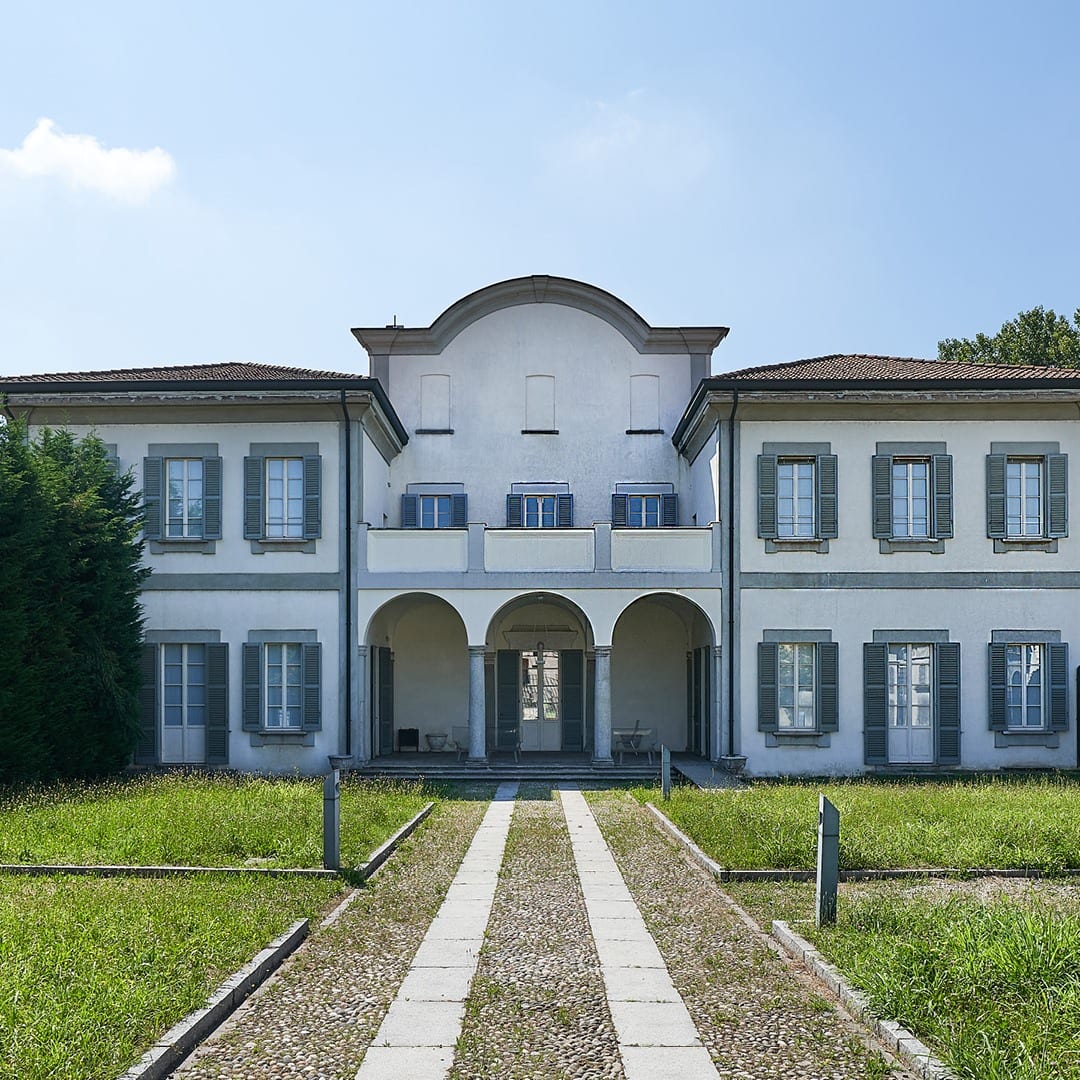 La facciata di Villa Terzaghi