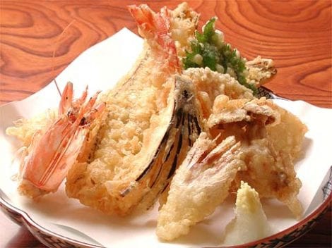 Tempura di pesce giapponese
