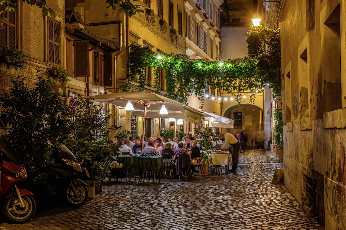 Dehors in centro a Trastevere