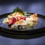 Selezione sashimi Umi - Sgombro seppia dentice salmone marinato tonno spigola ricciola-