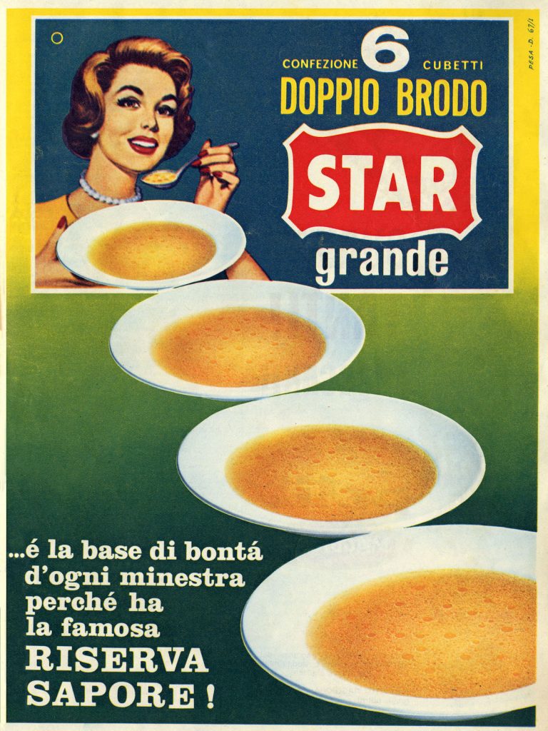PUBBLICITA' DOPPIO BRODO STAR 1967
