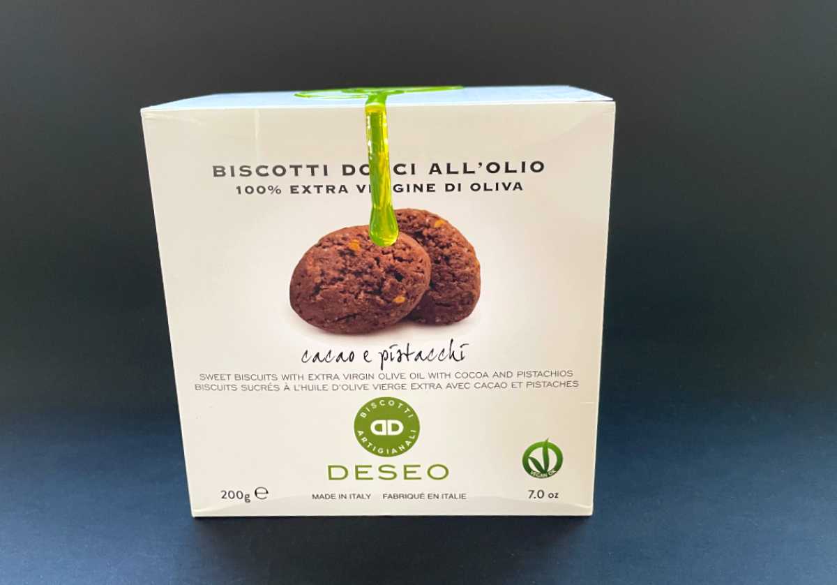 Biscotti Deseo – Cacao e pistacchi