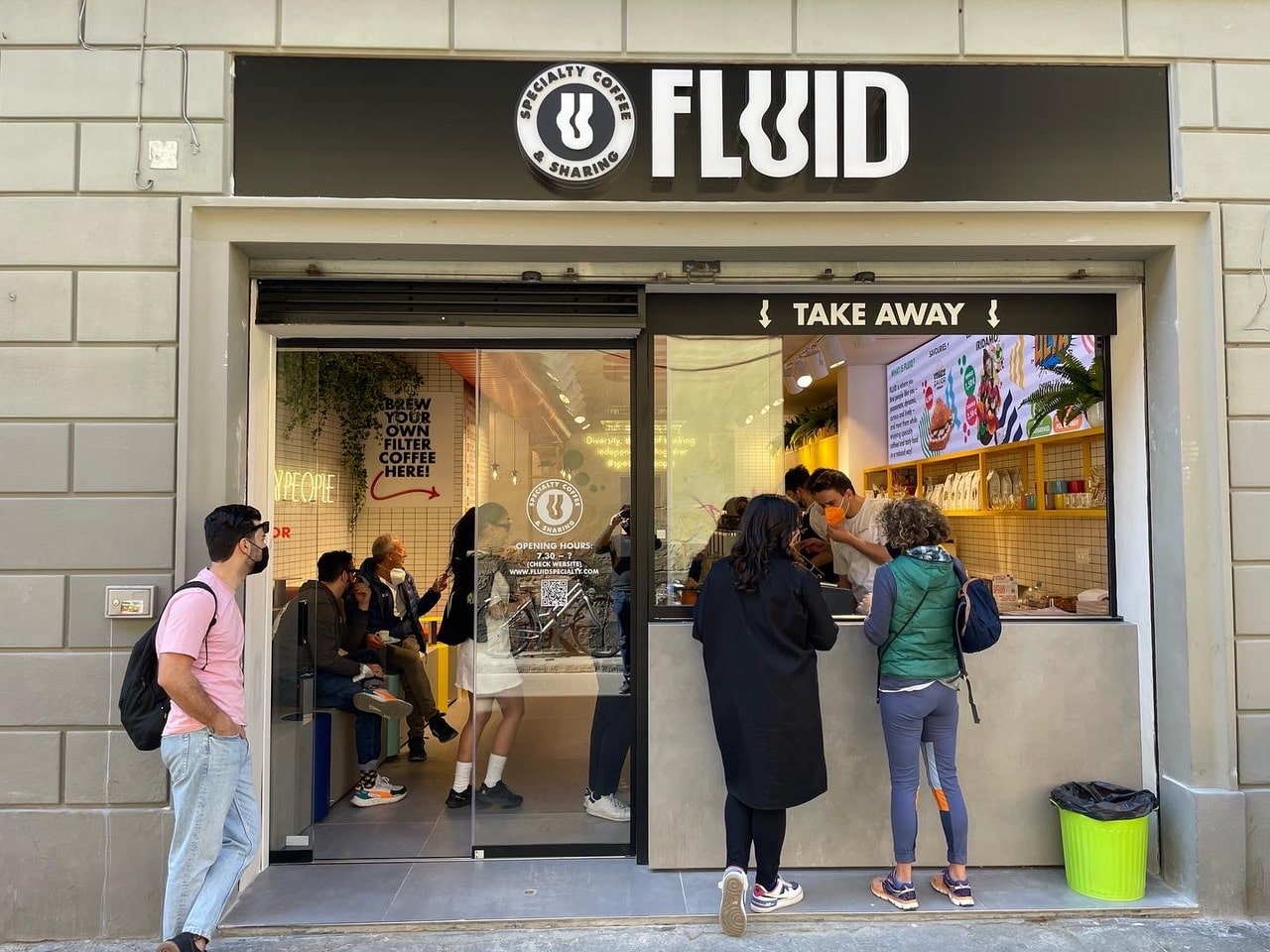 FLUID, specialty coffee & sharing: la caffetteria di Firenze che guarda al futuro