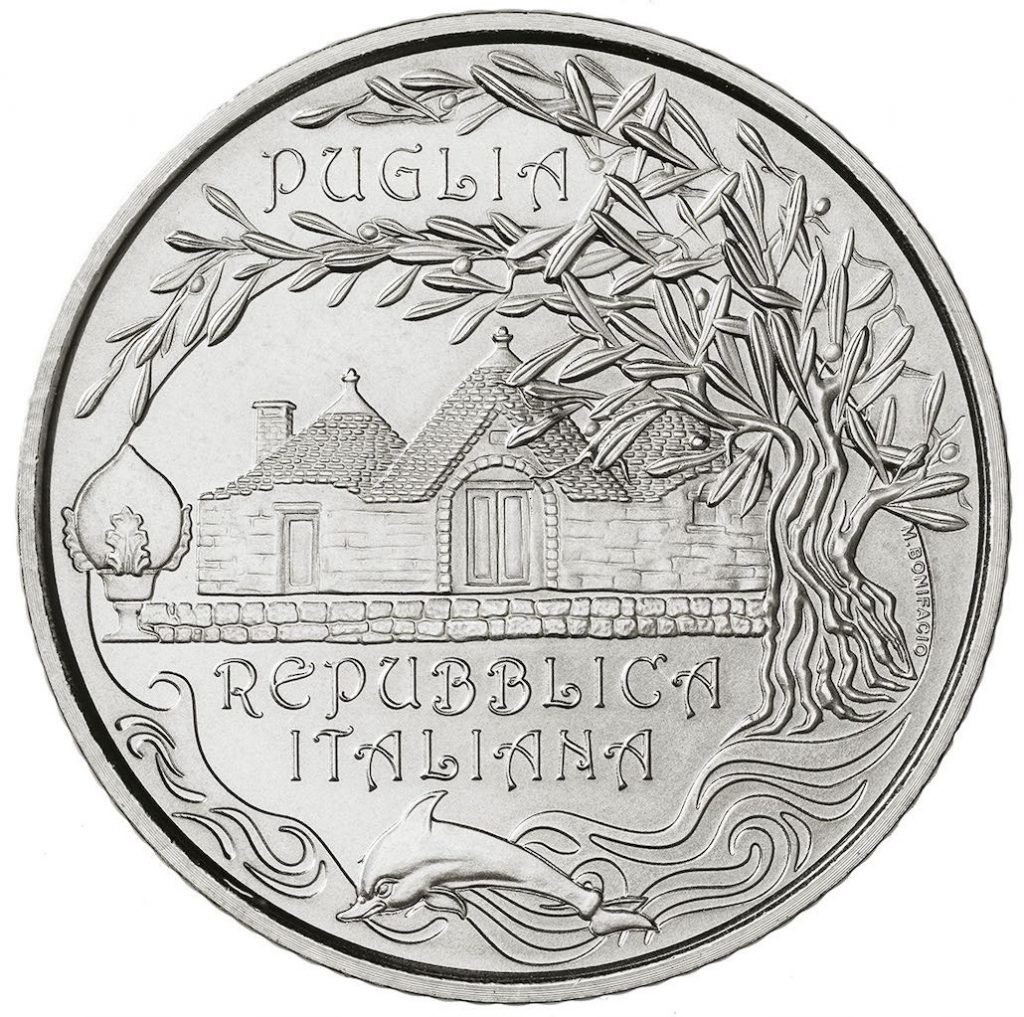 Moneta Puglia - Zecca dello Stato 2022 - 2