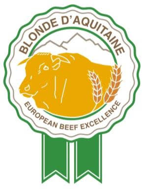 Il logo della carne di Blonde d'Aquitane