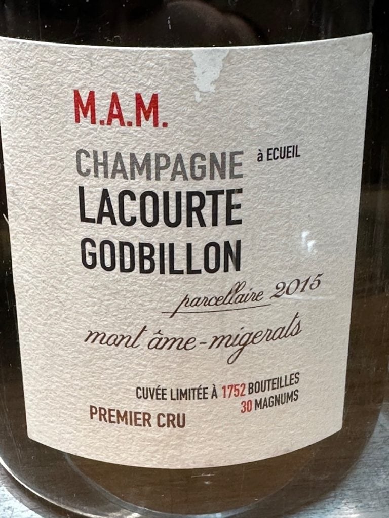 Champagne Monts Âme-Migerats Extra Brut 2015 - Lacourte-Godbillon