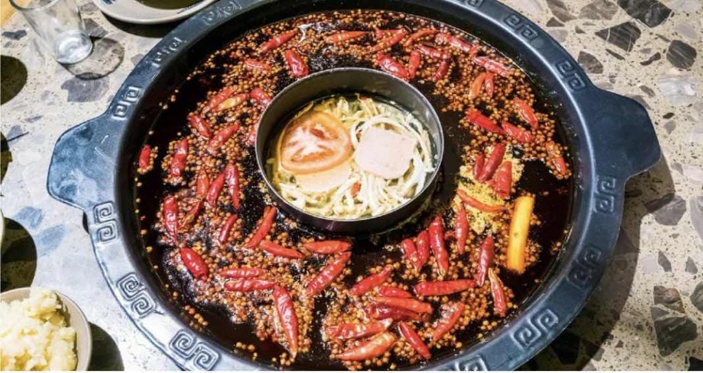 cucina sichuan cinese hot pot