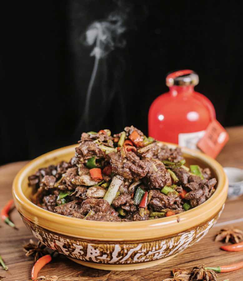 YongZhou XueYa – Carne e sangue di anatra saltata in padella cucina Xiang dell'human