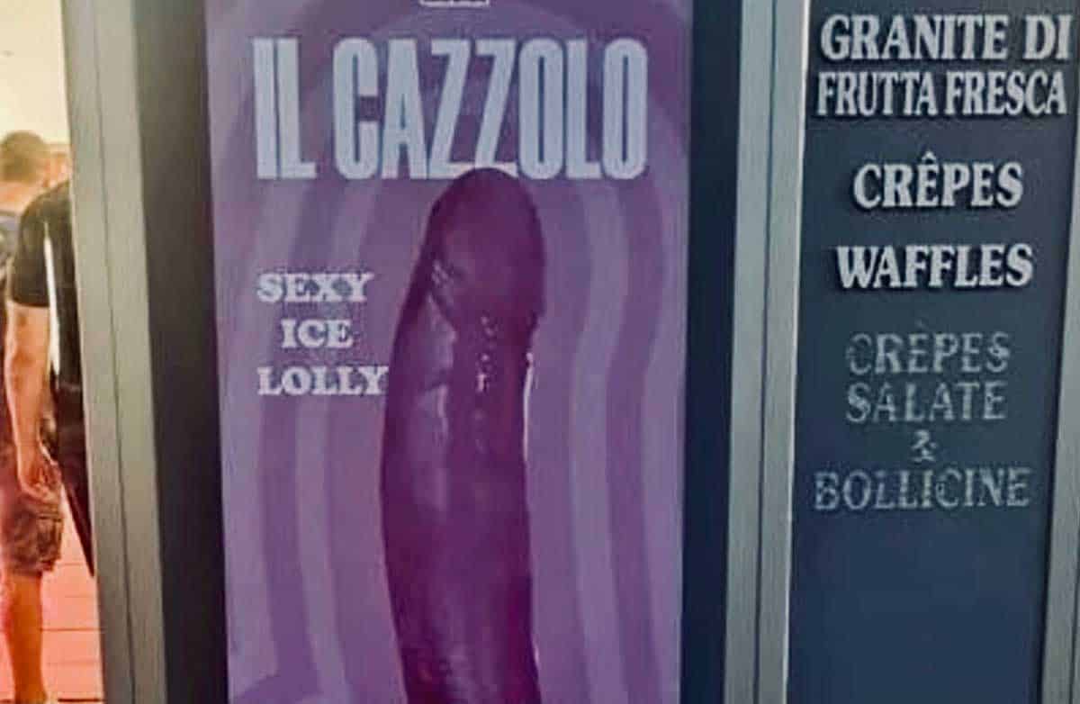 pubblicità del ghiacciolo "cazzolo" di Mr Dick