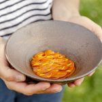 Miglio, Chawanmushi di Granchio Blu e carote chiara Pavan Francesco Brutto