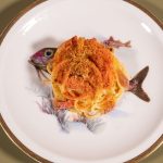 Spaghetti con l'anciova in bianco della Locanda del Colonello a Modica