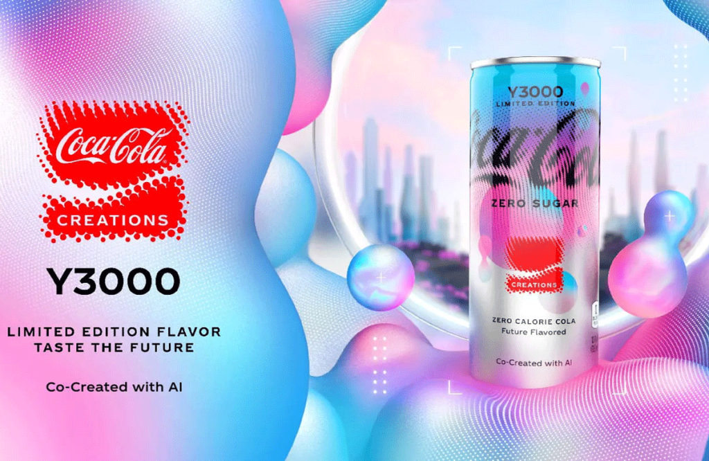 Manifesto pubblicitario Coca Cola Y3000