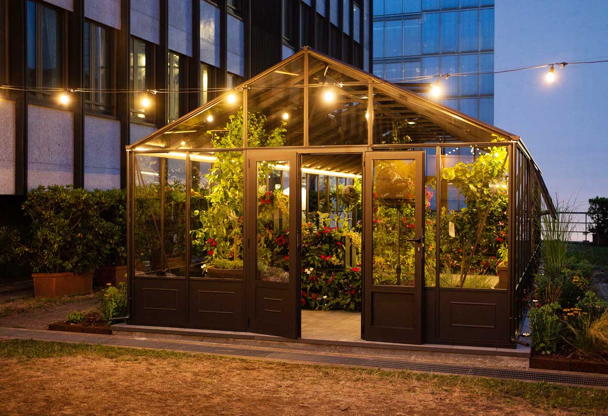 La serra dell'hotel Hilton Milan Greenhouse