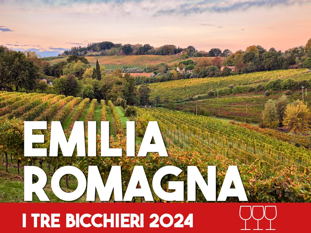 Tre Bicchieri 2024, i migliori vini dell'Emilia-Romagna premiati da Gambero Rosso