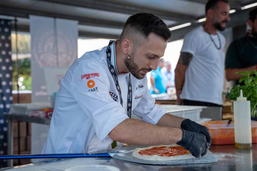 Luca Valla in azione Pizza Bit Competition 