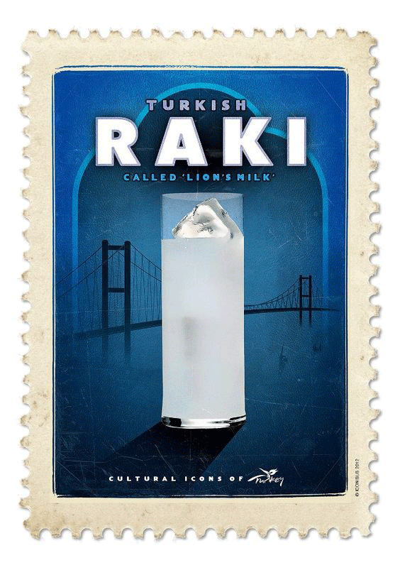 francobollo dedicato al raki