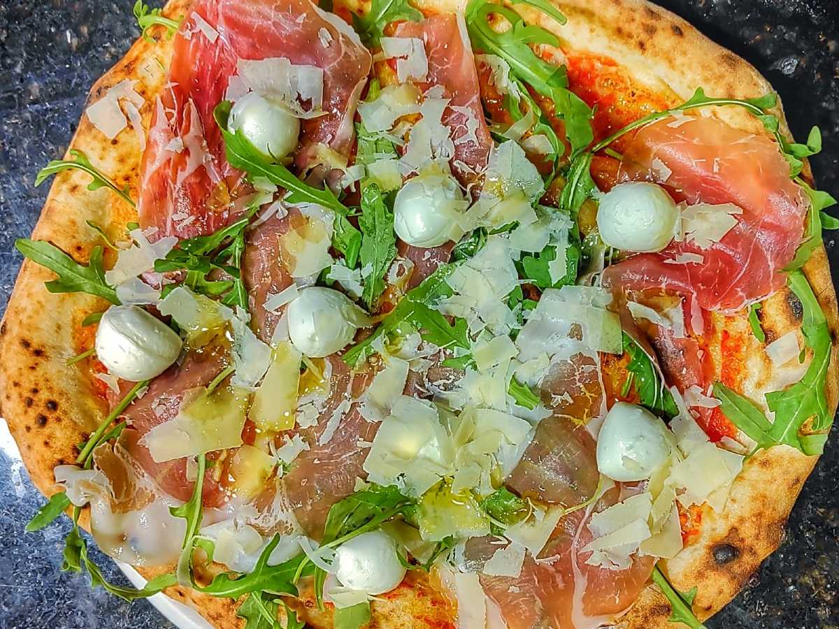 pizza fatta con l'intelligenza artificiale a San Paolo