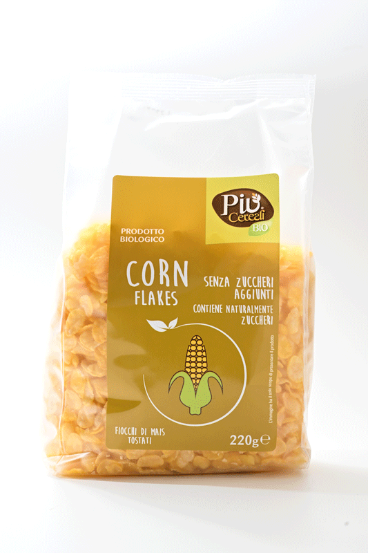 Più-cereali-Bio corn flakes